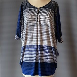 DANNY AND NICOLE Dolman-Sleeved Top